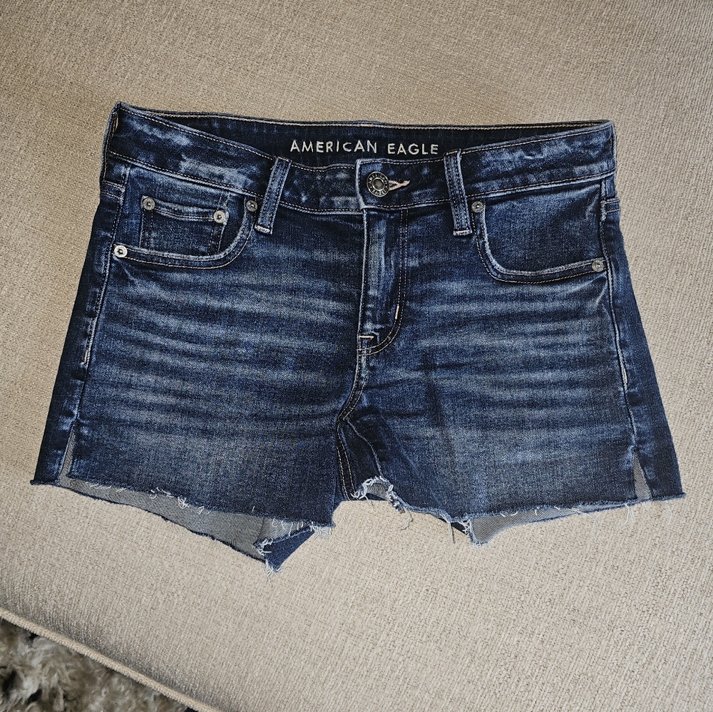 American Eagle Denim Midi Shorts